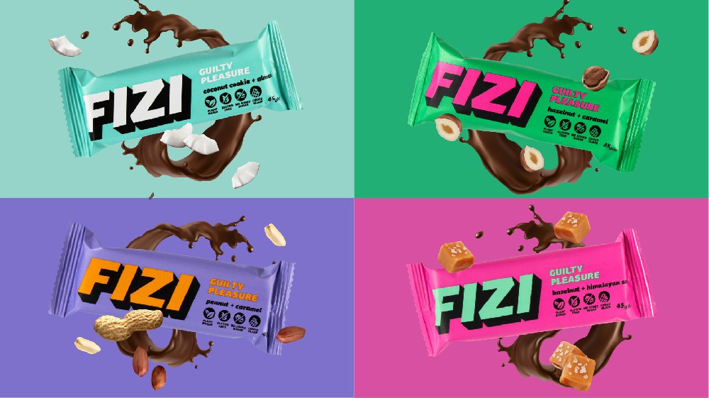 FIZI休闲食品包装设计，体现休闲食品包装设计公司的灵感