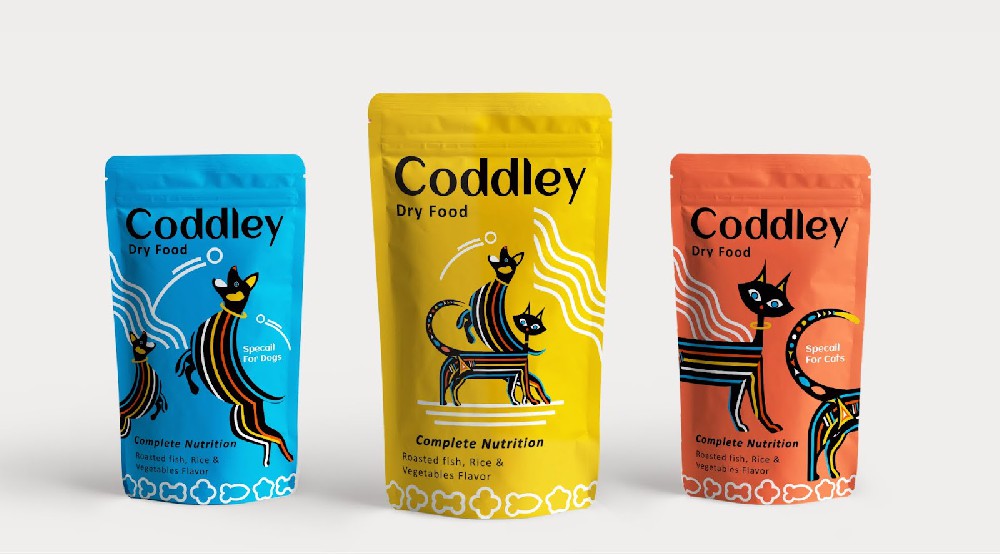 科德利宠物食品包装设计，来自埃及的宠物食品包装设计公司