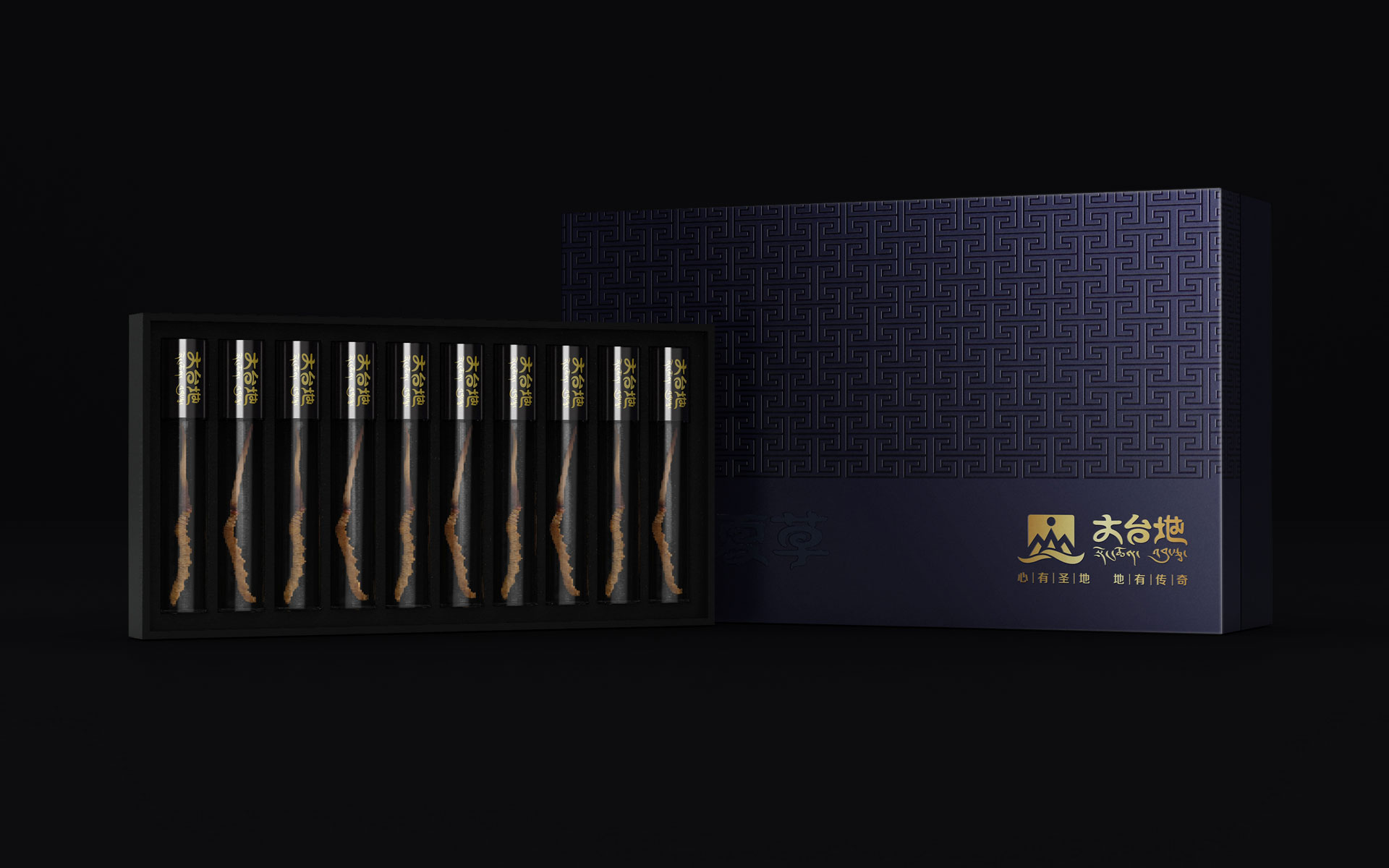 冬虫夏草礼盒设计，虫草包装设计，保健品礼盒包装设计，滋补品包装设计，营养品包装设计，上海包装设计公司