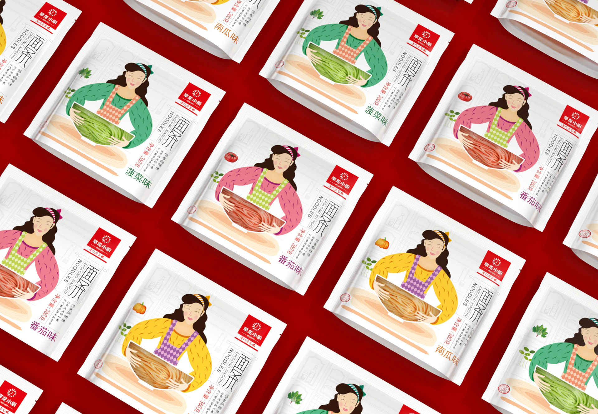 面条包装设计，面食包装设计，挂面包装设计，汤面包装设计，方便面包装设计，湿面包装设计，面点包装设计，面制品包装设计，干面包装设计