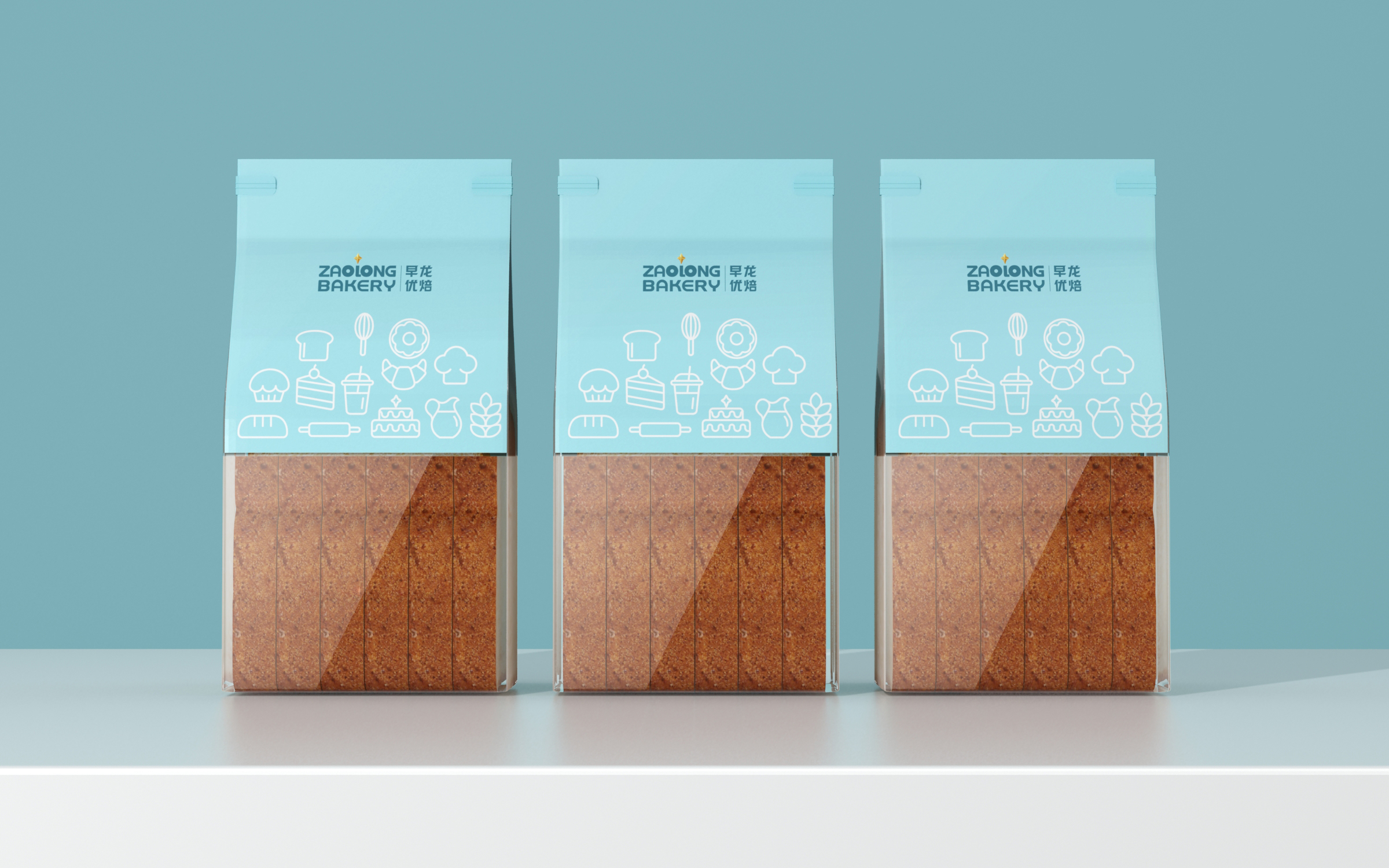 早龙优焙品牌连锁店整体策划设计，高端烘焙店品牌策划设计