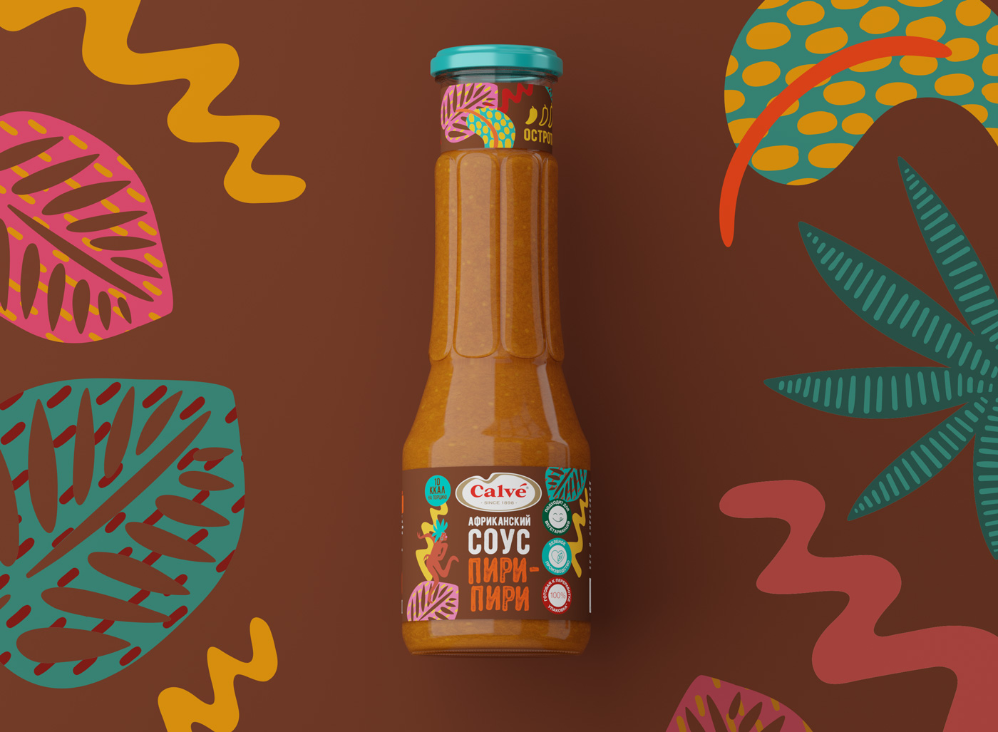 Calve 酱汁、调味品包装设计，优秀调味品品牌vi策划设计